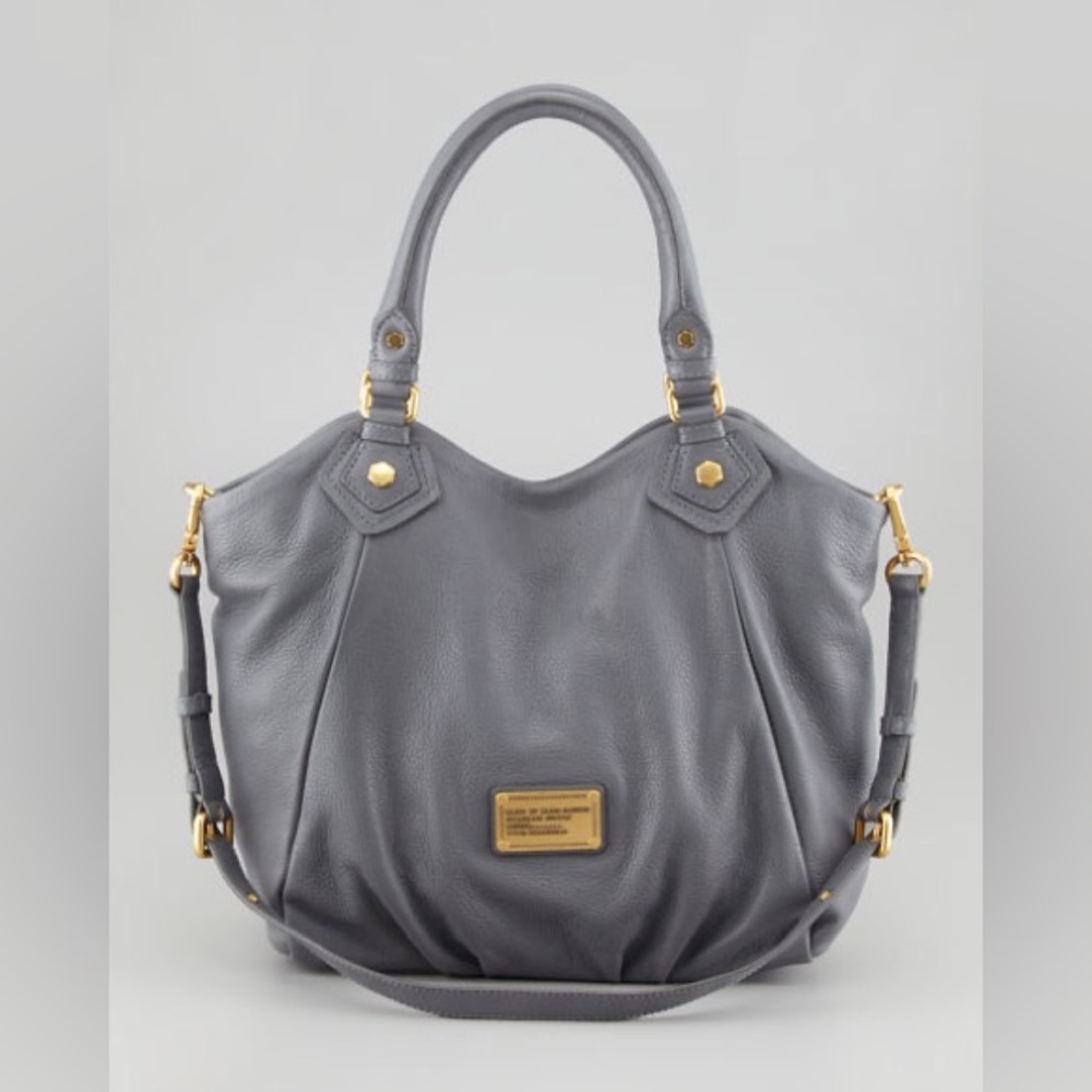 MARC JACOBS Classic Q Fran Hobo Bag - Grey